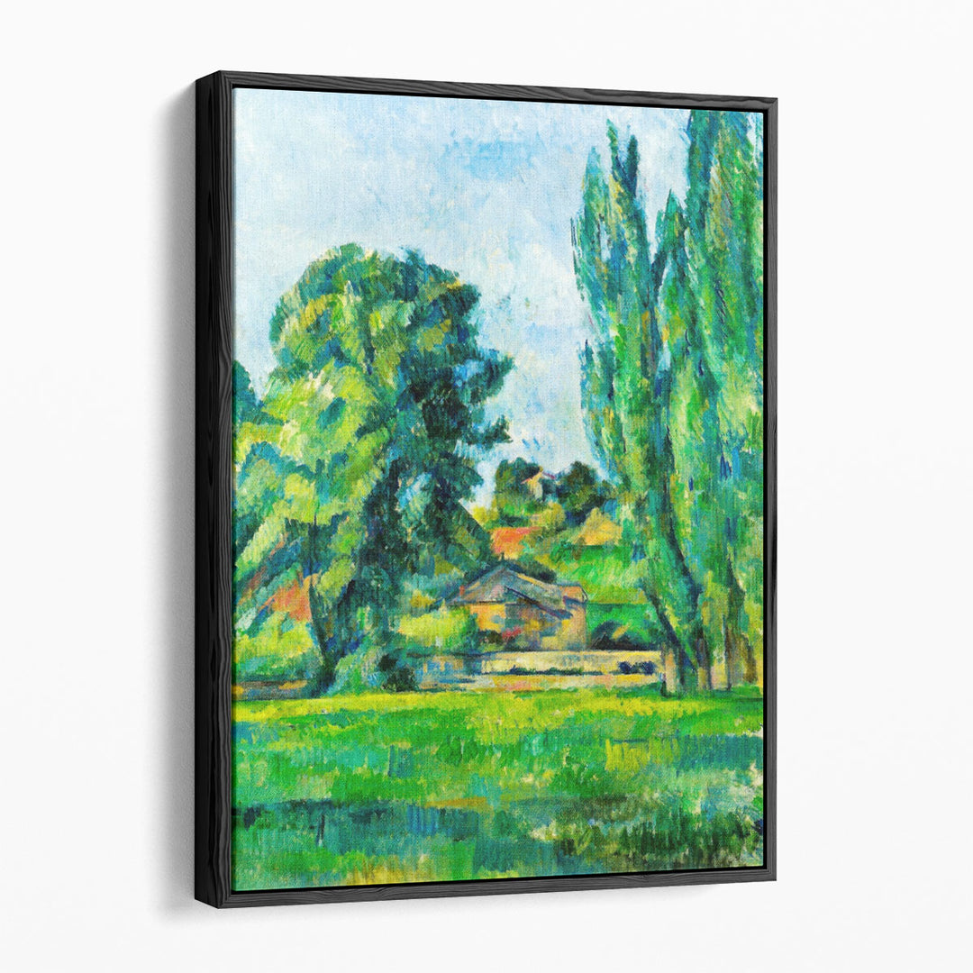 Landscape with Poplars 1885-1887 - Canvas Print Wall Art