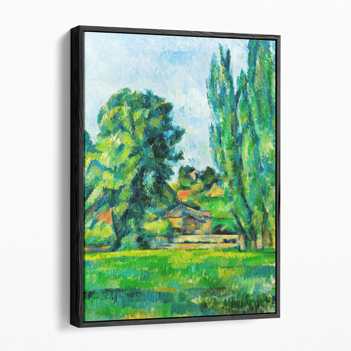 Landscape with Poplars 1885-1887 - Canvas Print Wall Art