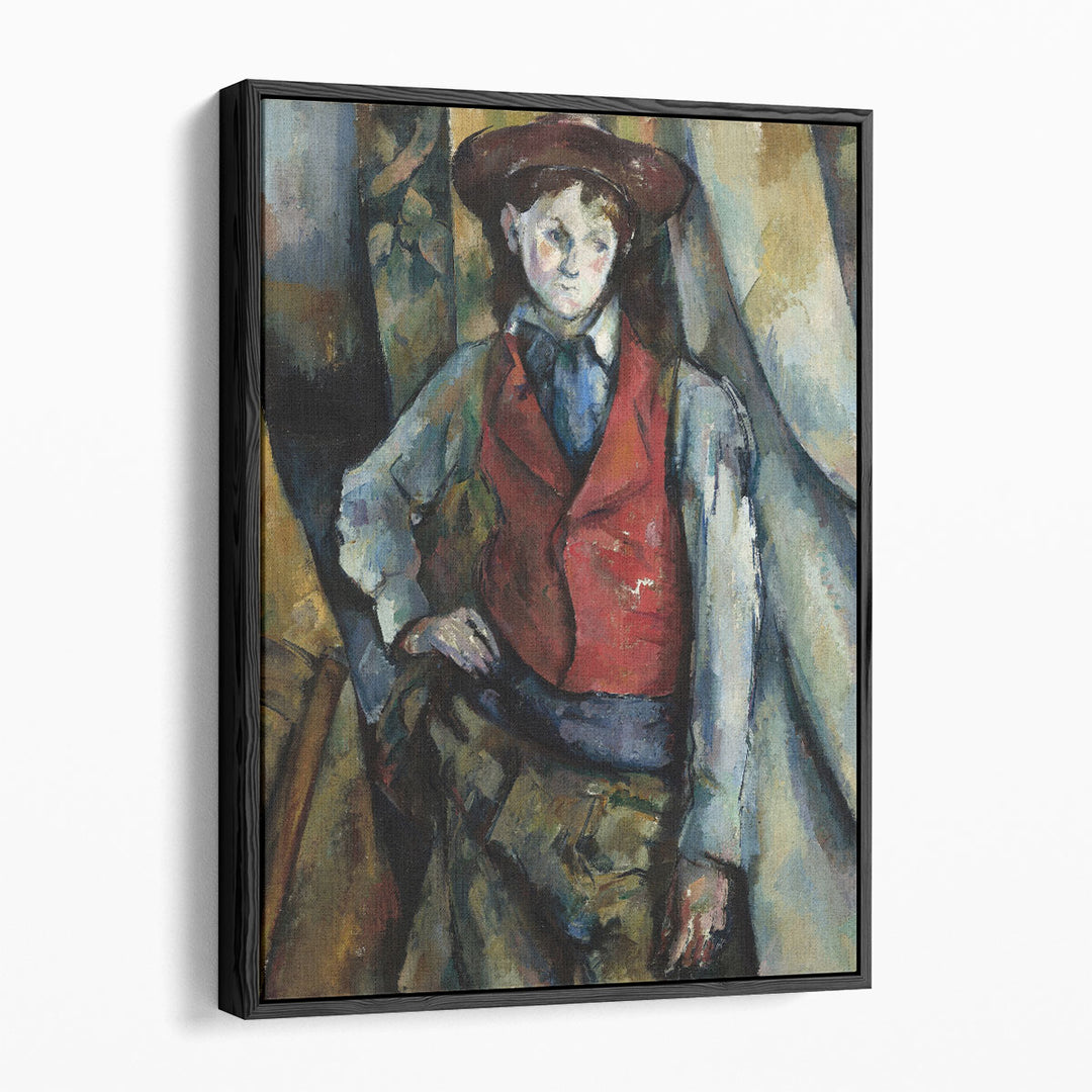 Boy in a Red Waistcoat, 1888-1890 - Canvas Print Wall Art