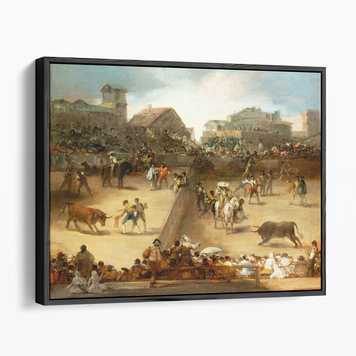 Bullfight in a Divided Ring - Canvas Print Wall Art