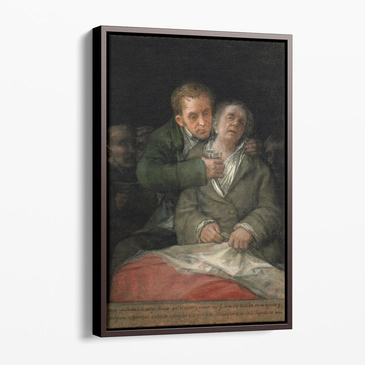 Self-Portrait with Dr Arrieta - Canvas Print Wall Art