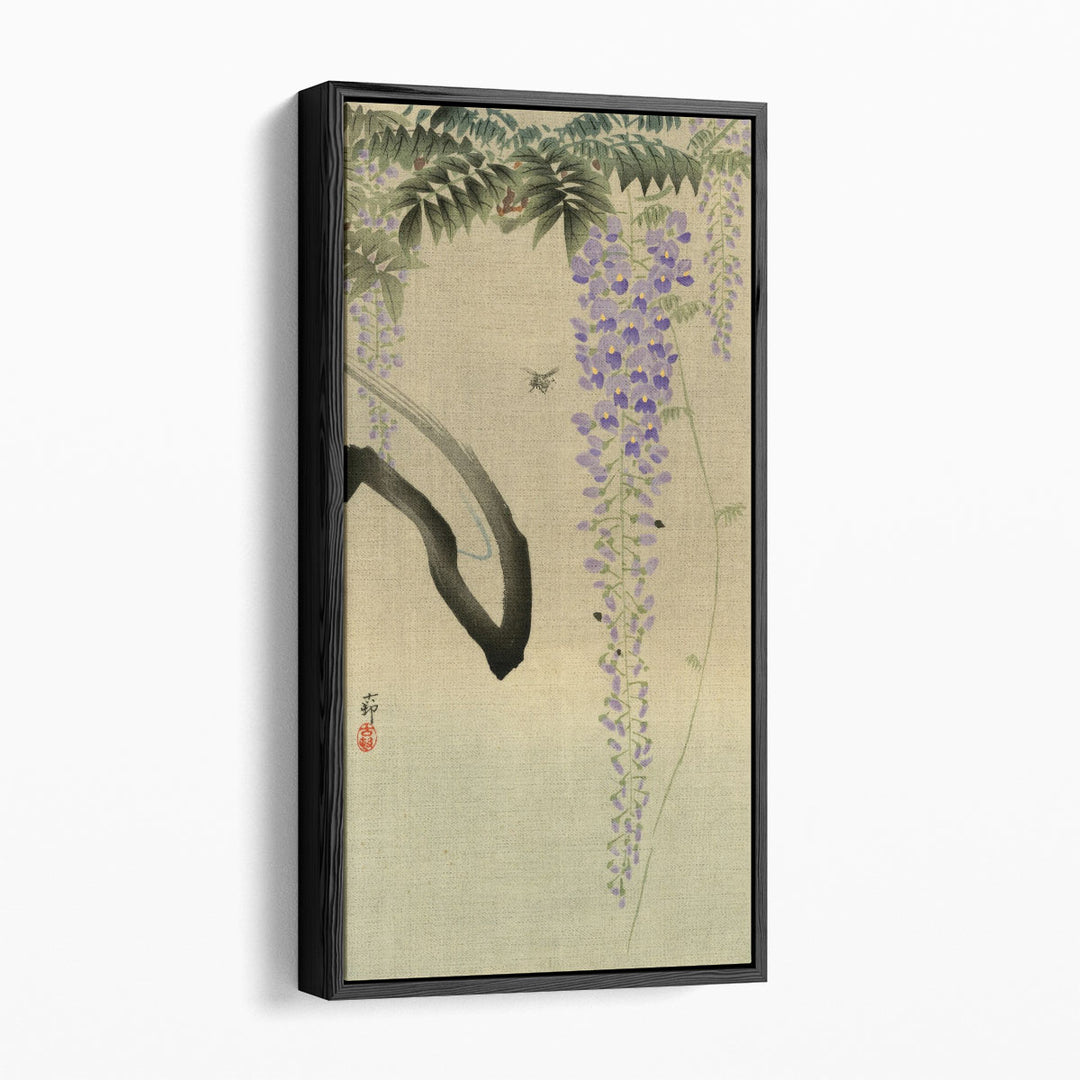 Wisteria and Bee, 1930 - Canvas Print Wall Art