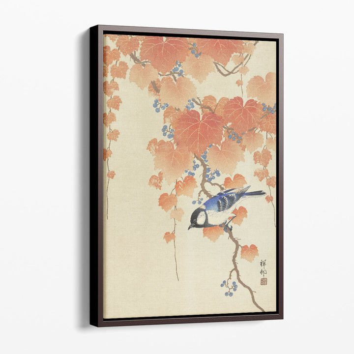 Great Tit on Paulownia Branch, 1925-1936 - Canvas Print Wall Art