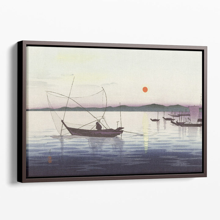 Boats and Setting Sun, 1900-1936 - Canvas Print Wall Art