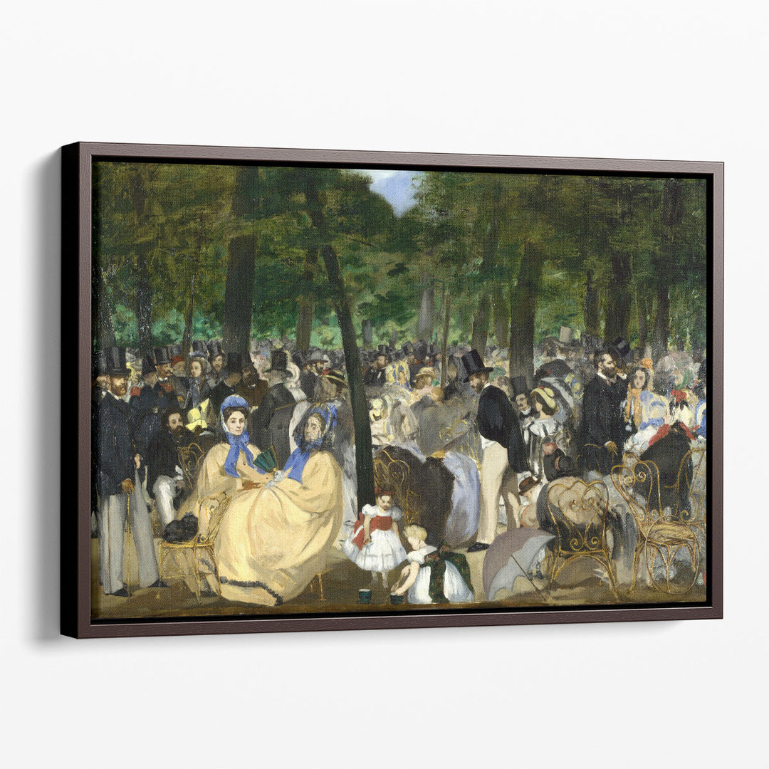 Music in the Tuileries - Canvas Print Wall Art