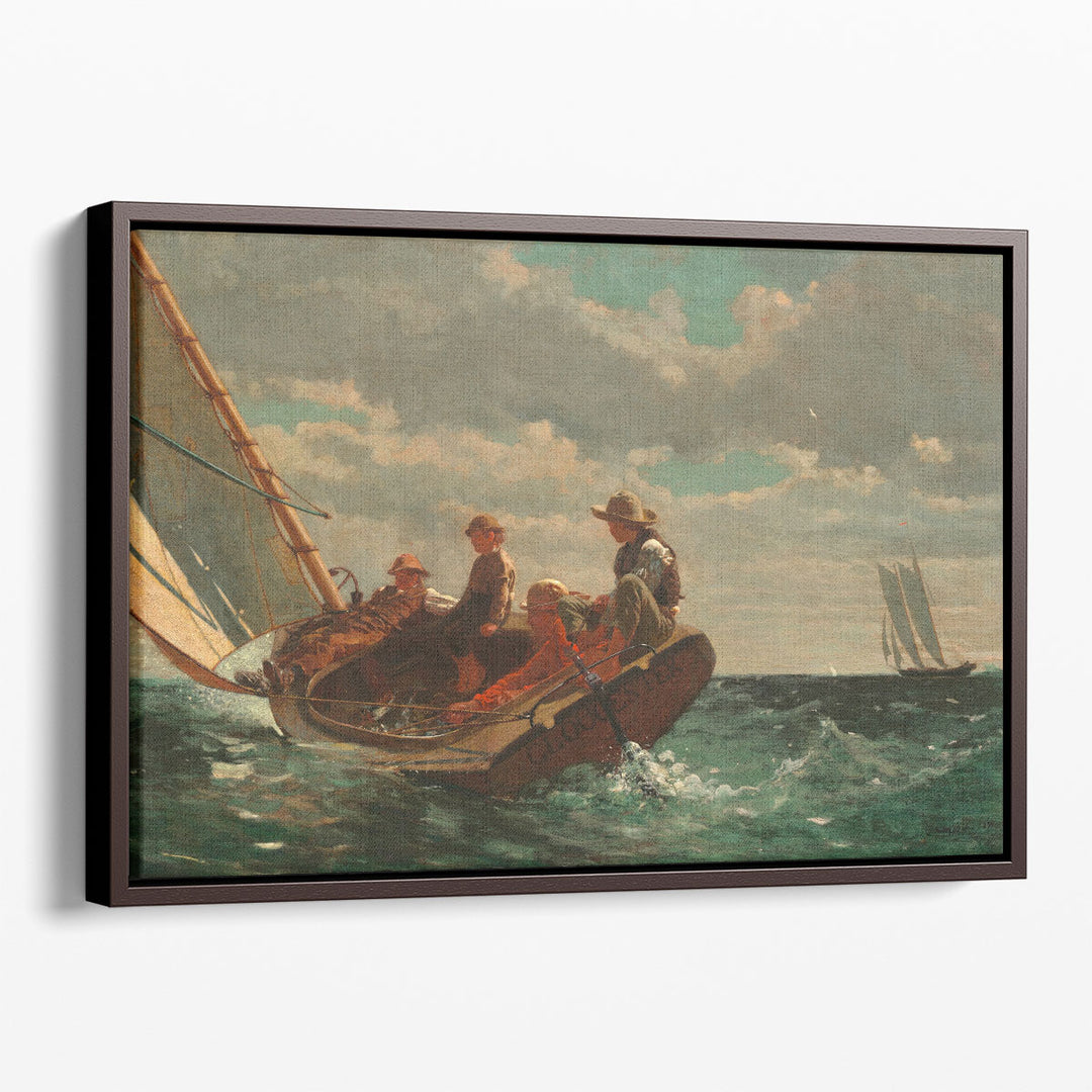 Breezing Up, A Fair Wind - Canvas Print Wall Art