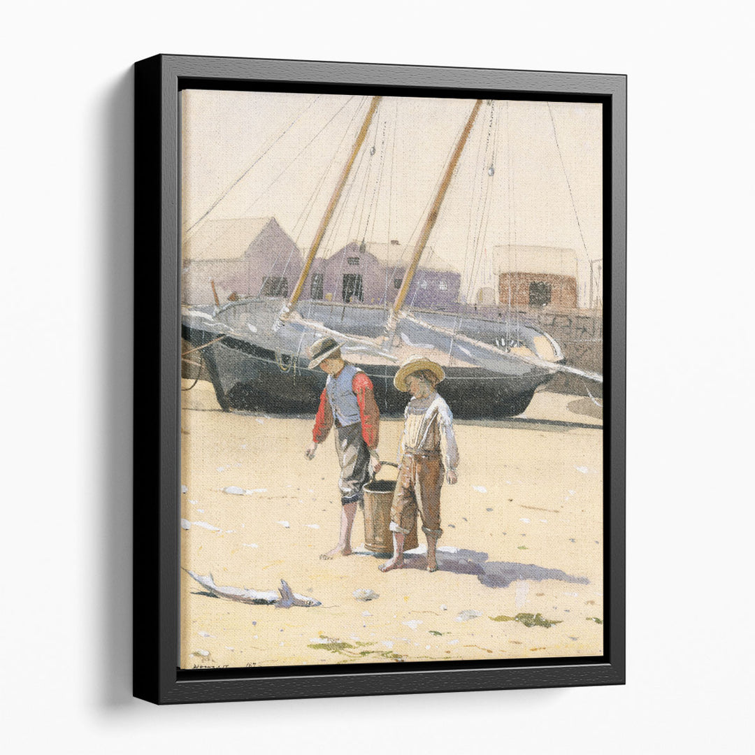 A Basket of Clams - Canvas Print Wall Art