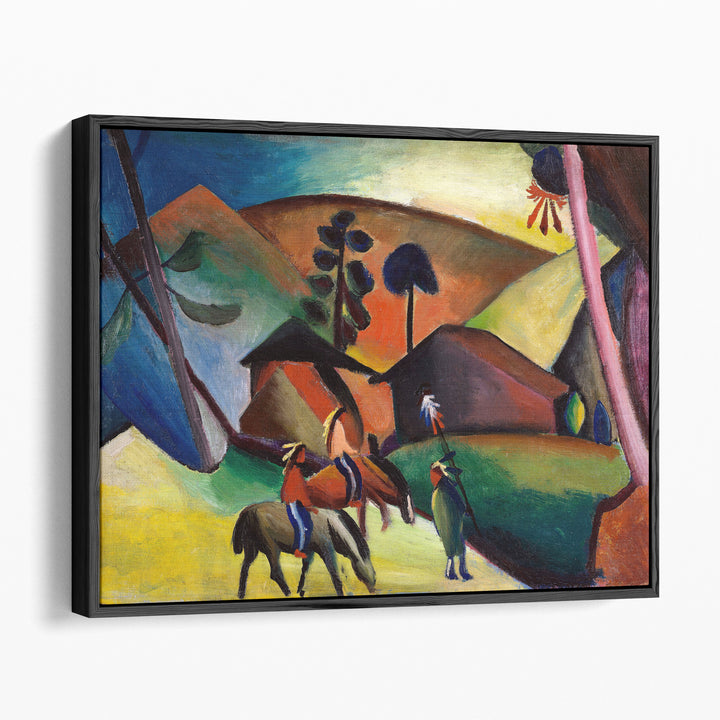 Indians on Horses, 1911 - Canvas Print Wall Art