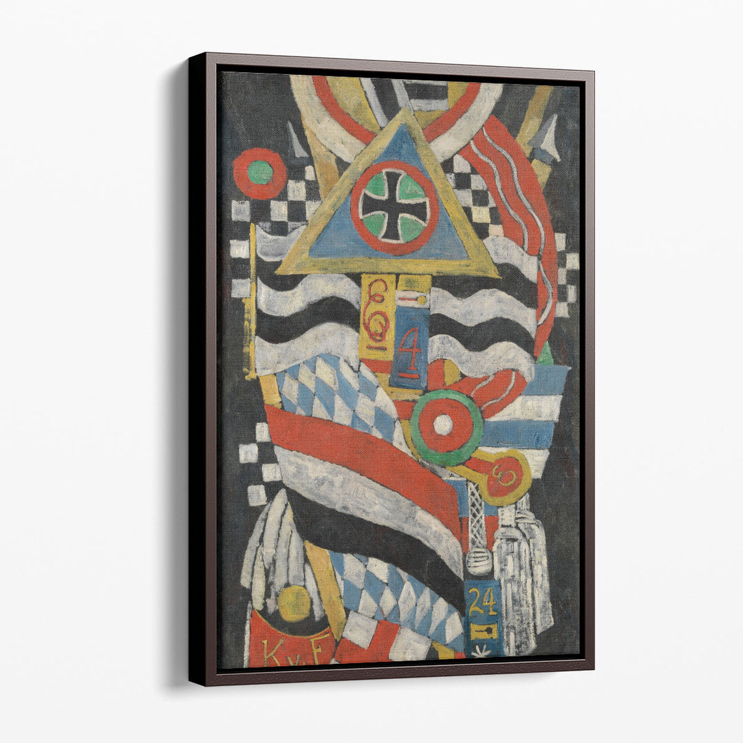 Portrait of a German Officer - Canvas Print Wall Art