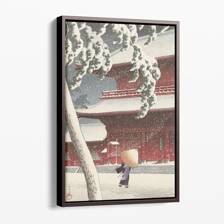 Zojo-ji, Temple in Shiba, 1925 - Canvas Print Wall Art