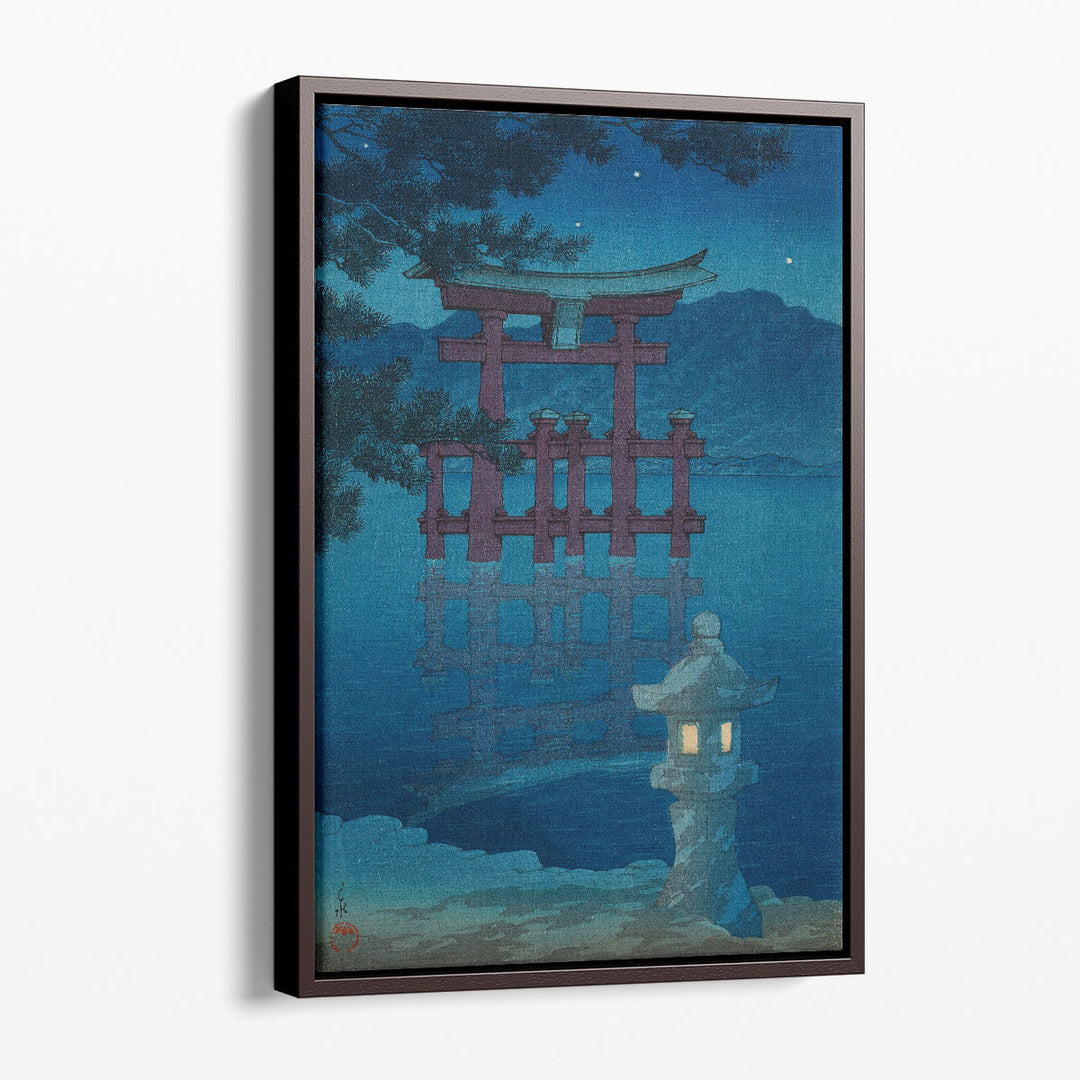 Starlit Night at Miyajima, 1928 - Canvas Print Wall Art