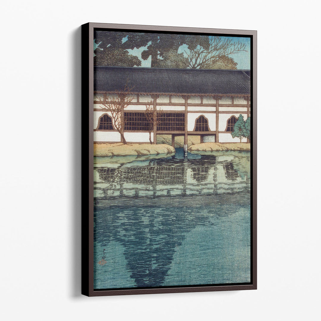 A Section of the Byodo Temple, Uji - Canvas Print Wall Art