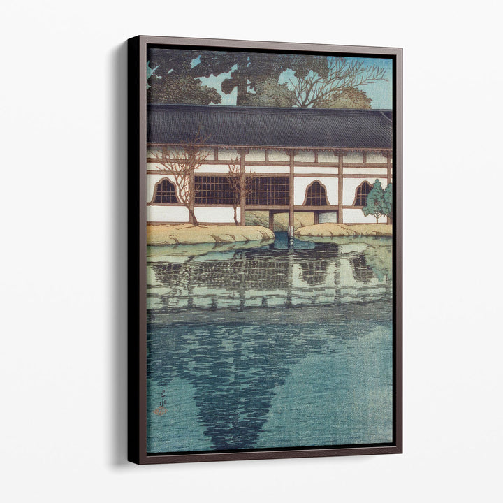 A Section of the Byodo Temple, Uji - Canvas Print Wall Art
