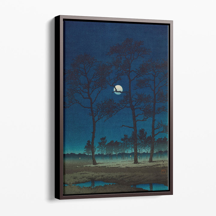 Winter Moon over Toyama Plain, 1931 - Canvas Print Wall Art