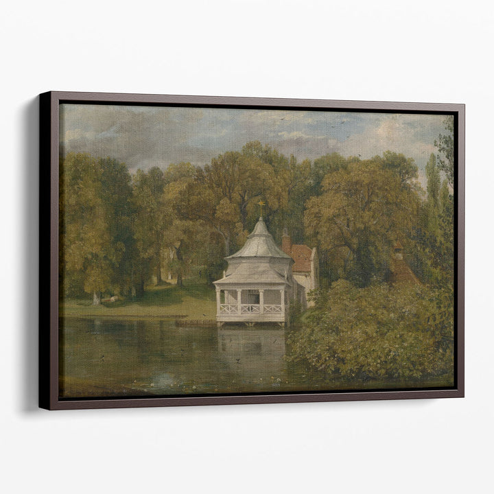 The Quarters behind Alresford Hall - Canvas Print Wall Art