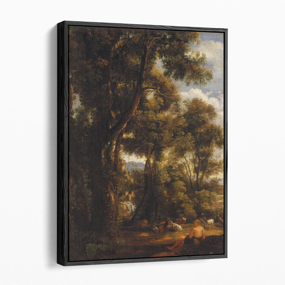 Landscape with Goatherd and Goats, 1823 - Canvas Print Wall Art