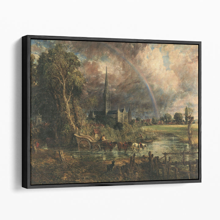 Salisbury Cathedral from the Meadows, 1831 - Canvas Print Wall Art