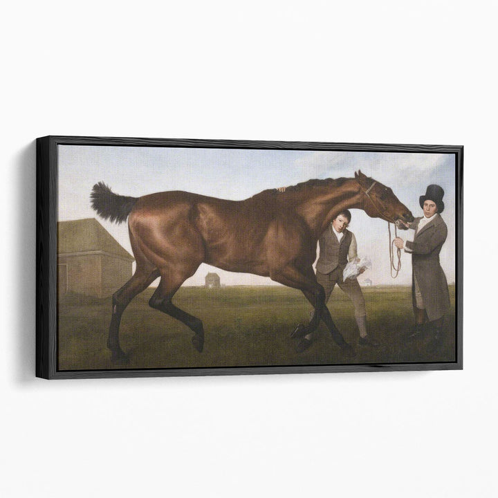 Hambletonian, Rubbing Down - Canvas Print Wall Art