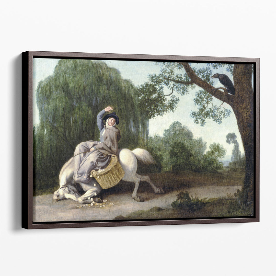 The Farmer's Wife and the Raven, 1786 - Canvas Print Wall Art