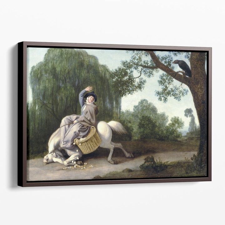 The Farmer's Wife and the Raven, 1786 - Canvas Print Wall Art