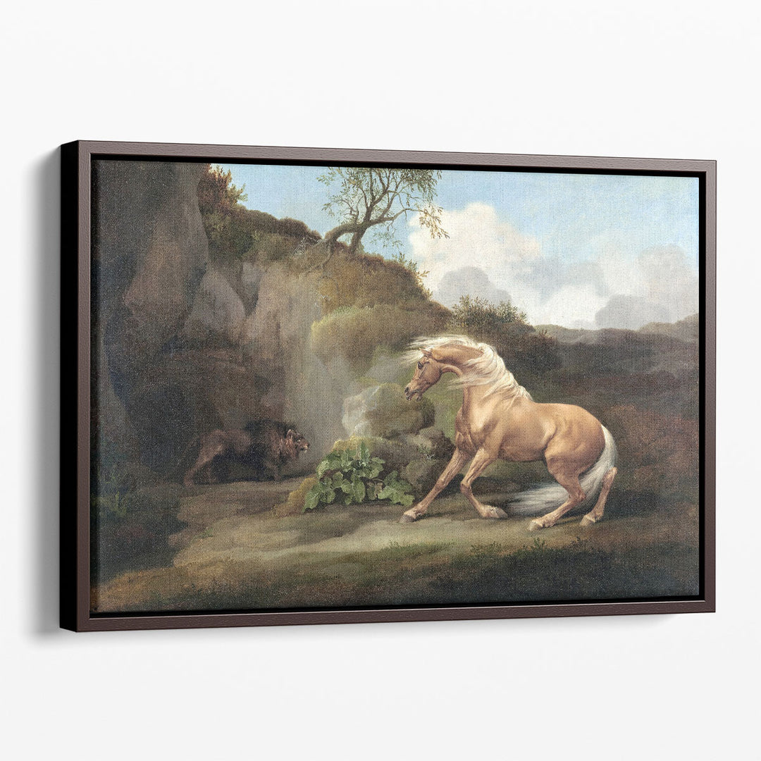 Horse Frightened by a Lion, 1762-1768 - Canvas Print Wall Art