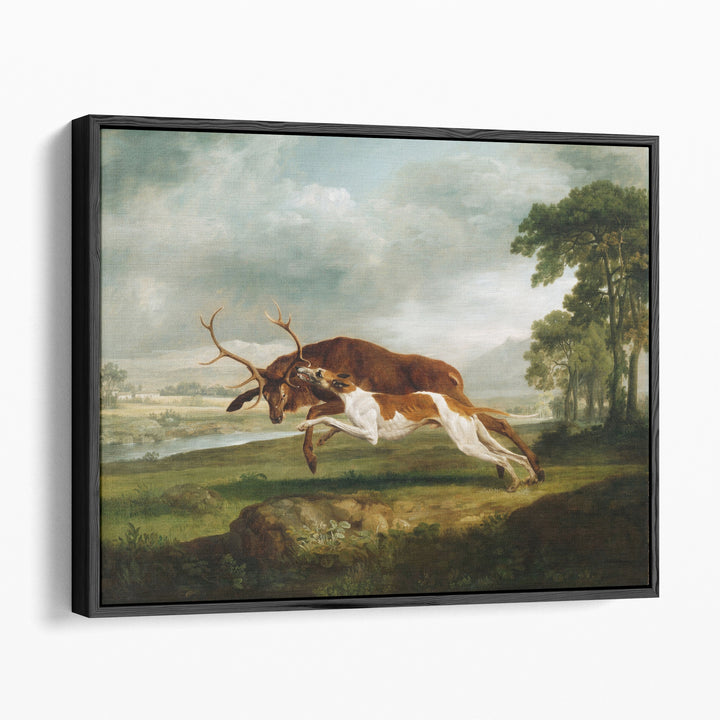 Hound Coursing a Stag, 1762 - Canvas Print Wall Art