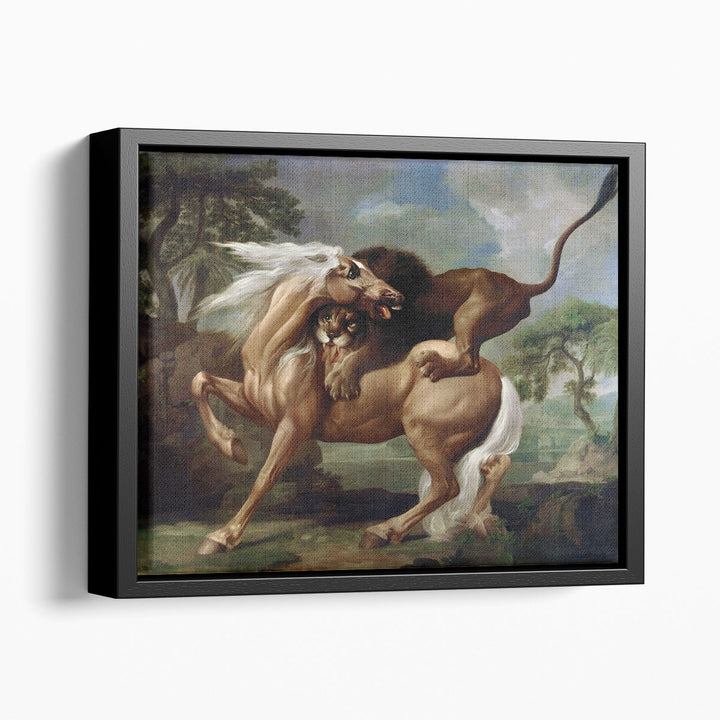 A Lion Attacking a Horse, 1762 - Canvas Print Wall Art