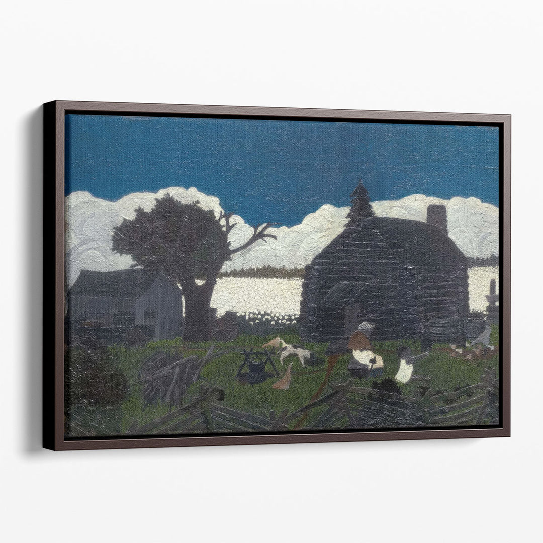 Cabin in the Cotton - Canvas Print Wall Art