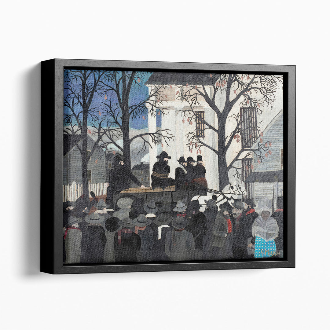 John Brown Going to His Hanging, 1942 - Canvas Print Wall Art