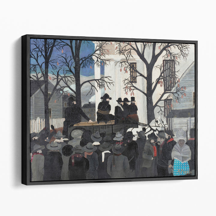 John Brown Going to His Hanging, 1942 - Canvas Print Wall Art