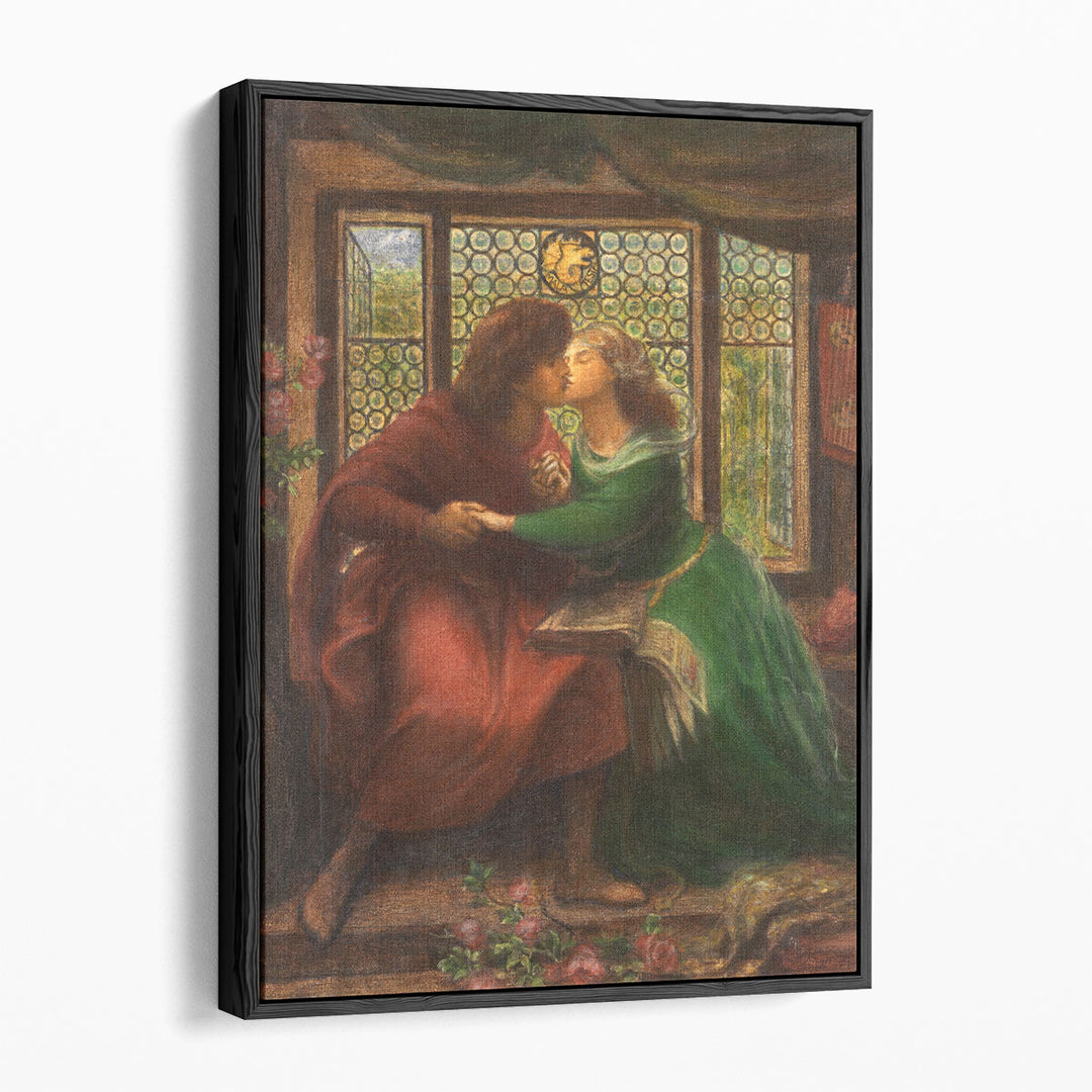 Paolo and Francesca Da Rimini, 1855 - Canvas Print Wall Art