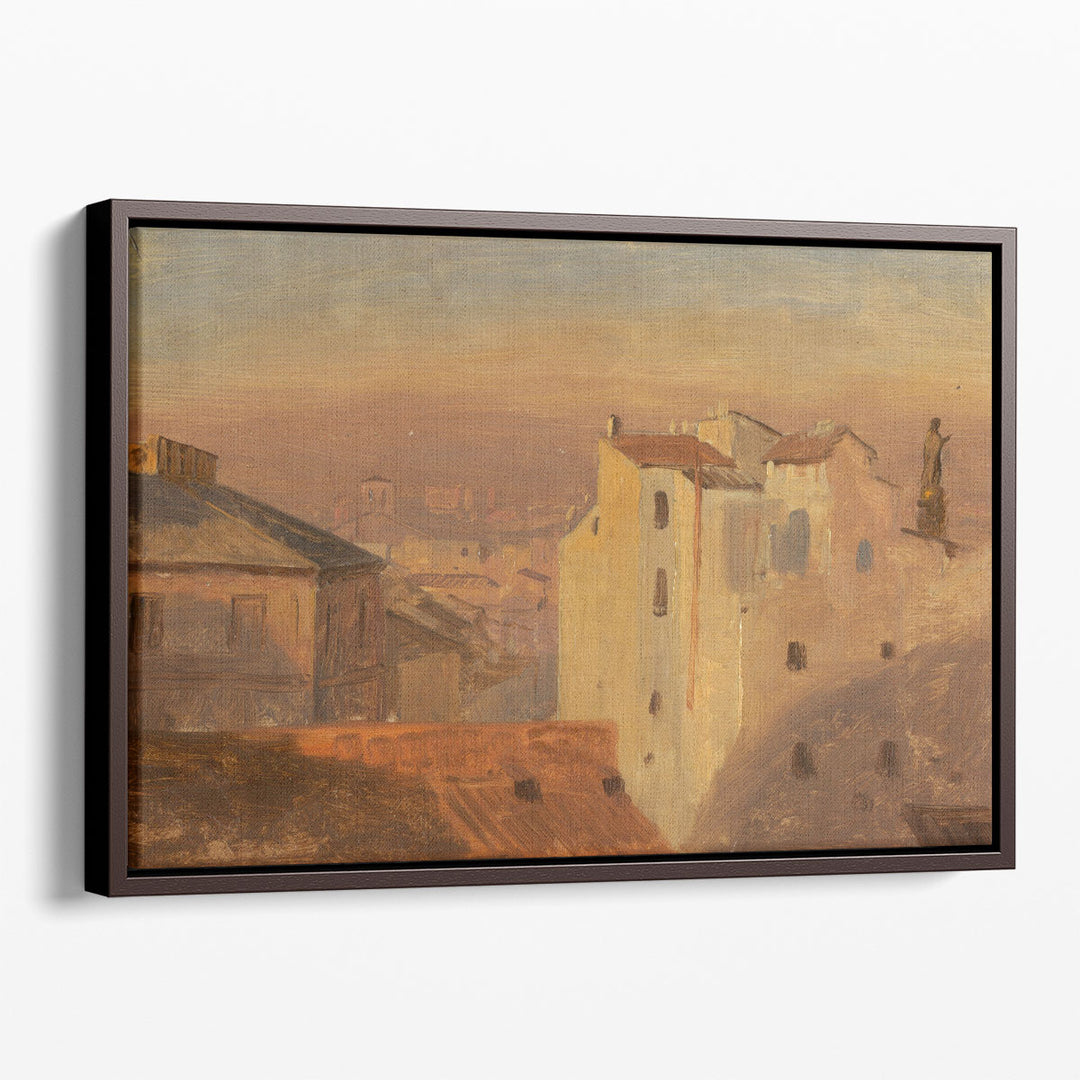 Rooftops, Rome, Italy - Canvas Print Wall Art