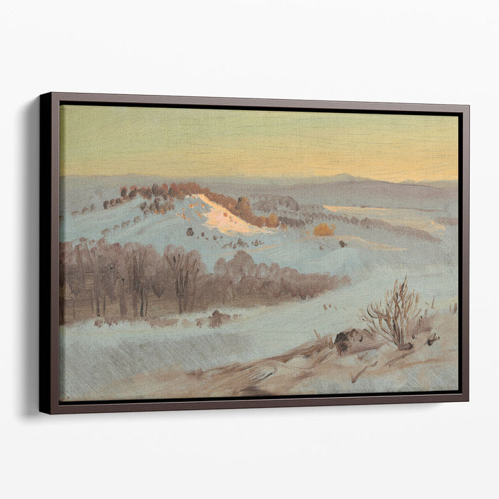 Hudson Valley, New York in Winter - Canvas Print Wall Art