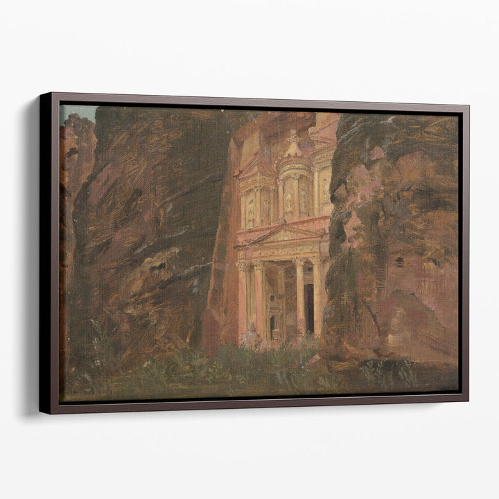 El Khasneh, Petra, Late February 1868 - Canvas Print Wall Art