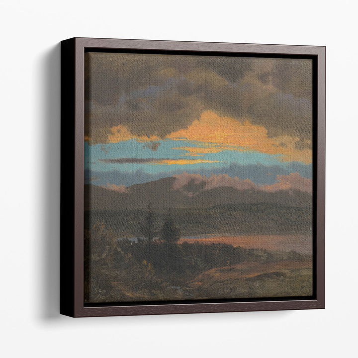 Sunset across the Hudson Valley, New York - Canvas Print Wall Art