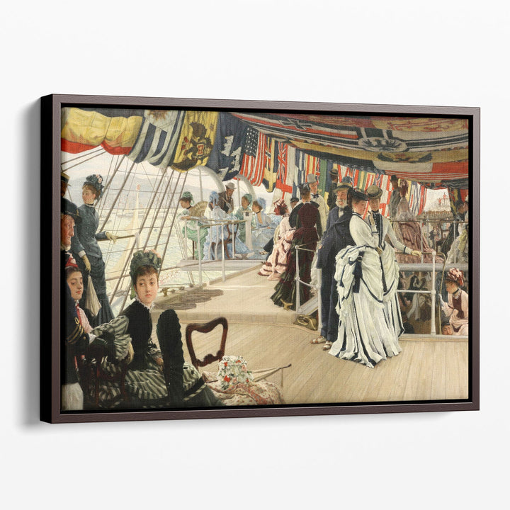 The Ball on Shipboard, 1874 - Canvas Print Wall Art
