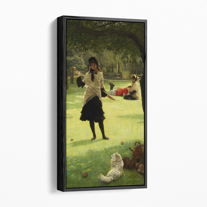 Croquet, 1878 - Canvas Print Wall Art