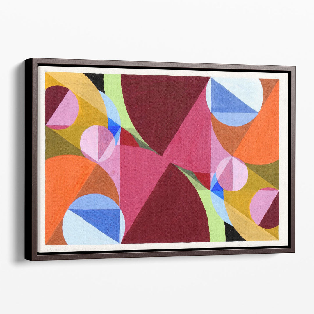 Area Broken by Perpendiculars - Canvas Print Wall Art