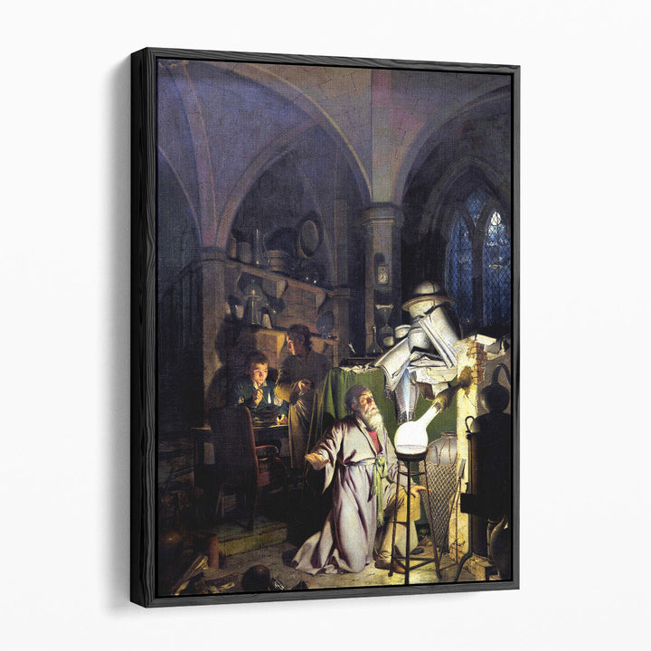 The Alchemist Discovering Phosphorus - Canvas Print Wall Art