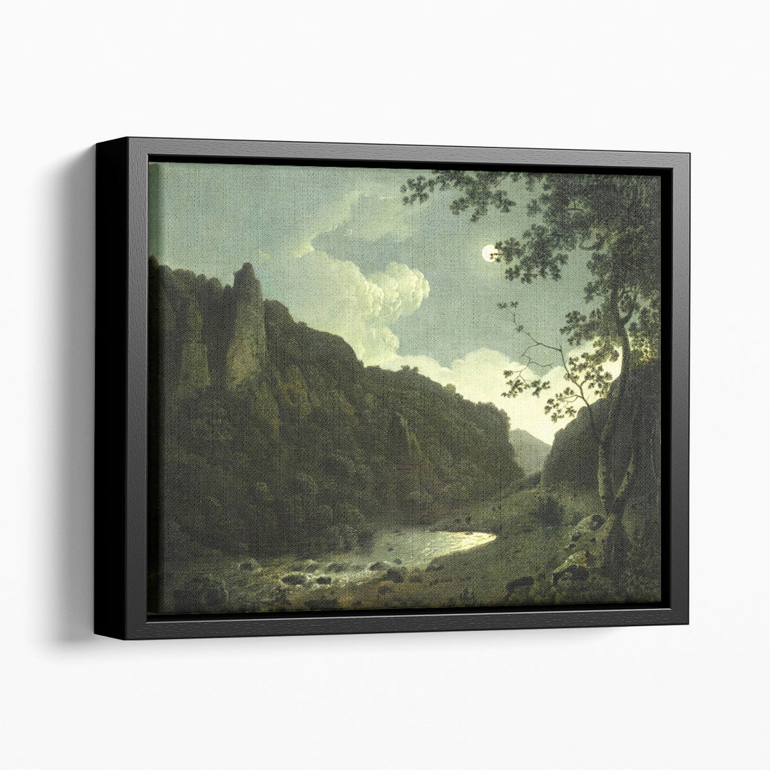 Dovedale by Moonlight - Canvas Print Wall Art