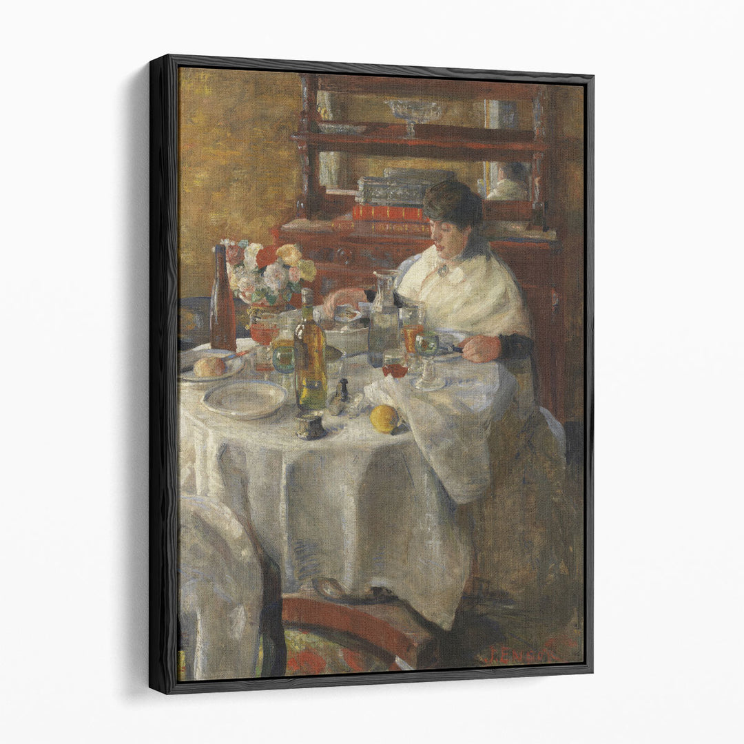 The Oyster Eater - Canvas Print Wall Art