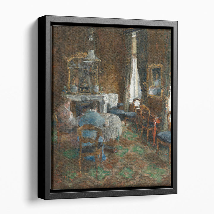 The Bourgeois Salon, 1881 - Canvas Print Wall Art