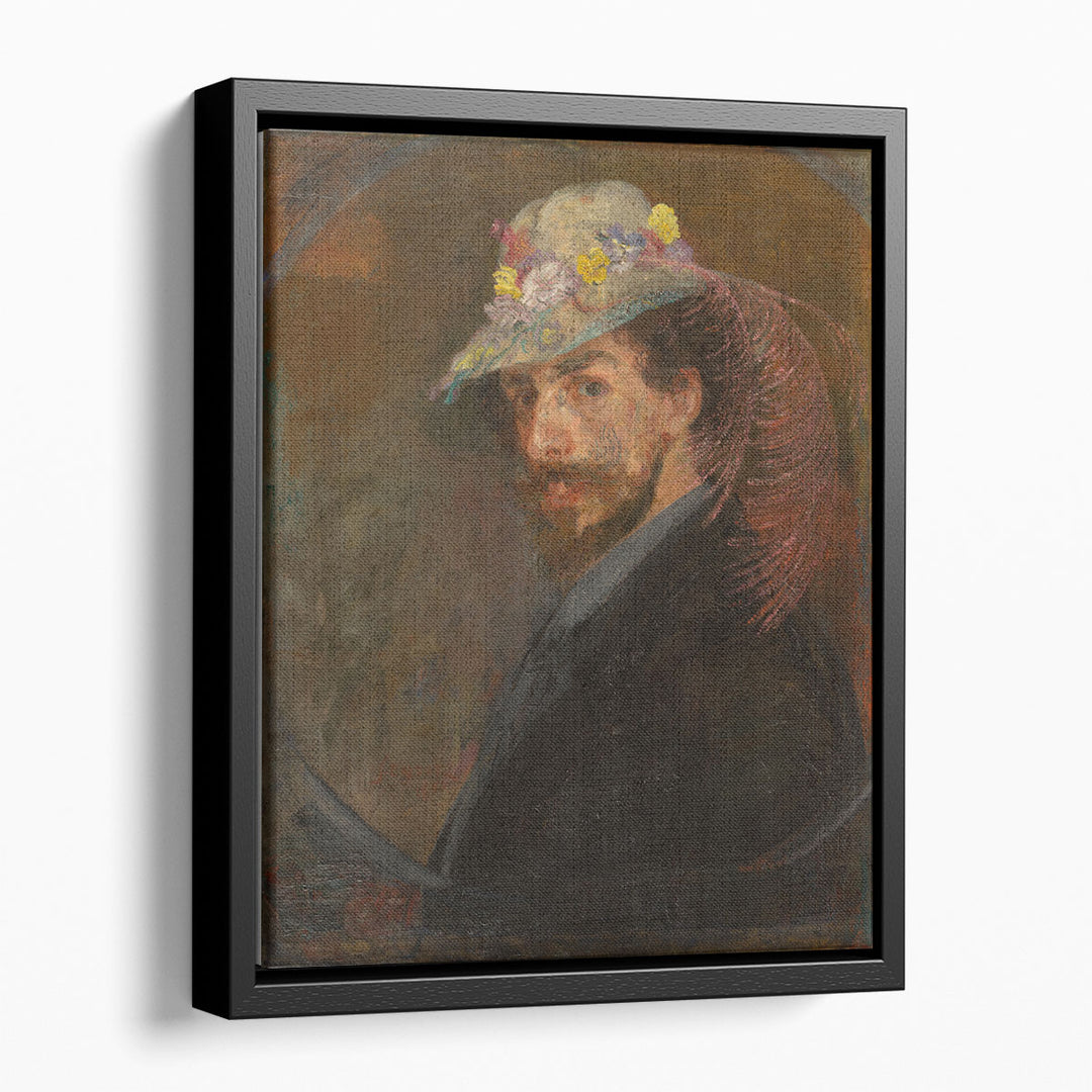 Self‑Portrait with Flowered Hat, 1902 - Canvas Print Wall Art