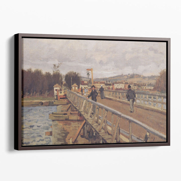 Footbridge at Argenteuil, 1872 - Canvas Print Wall Art