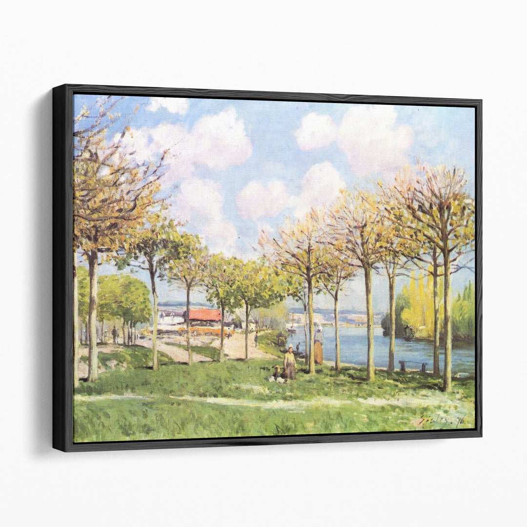 The Seine at Bougival - Canvas Print Wall Art