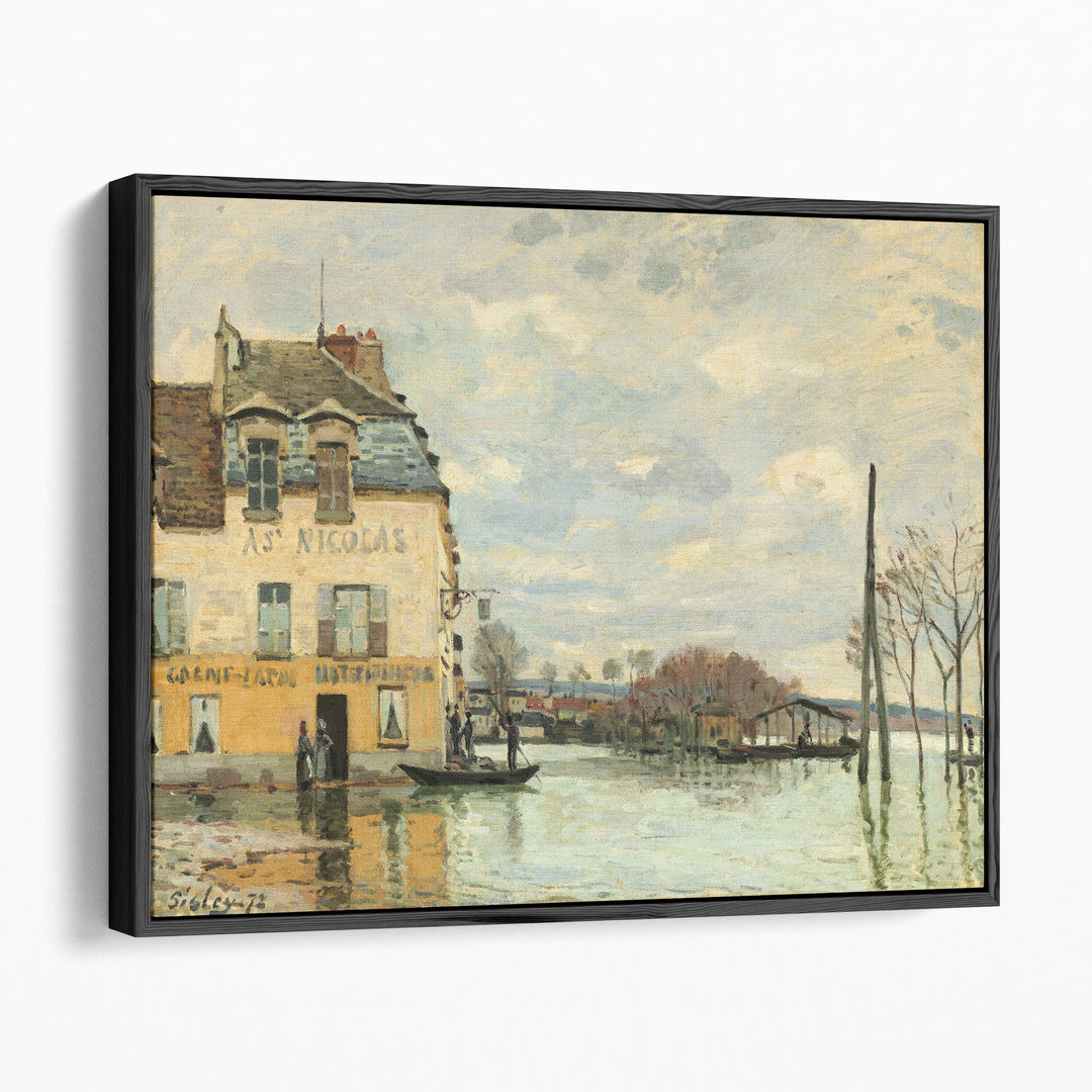 Flood at Port Marly, 1872 - Canvas Print Wall Art
