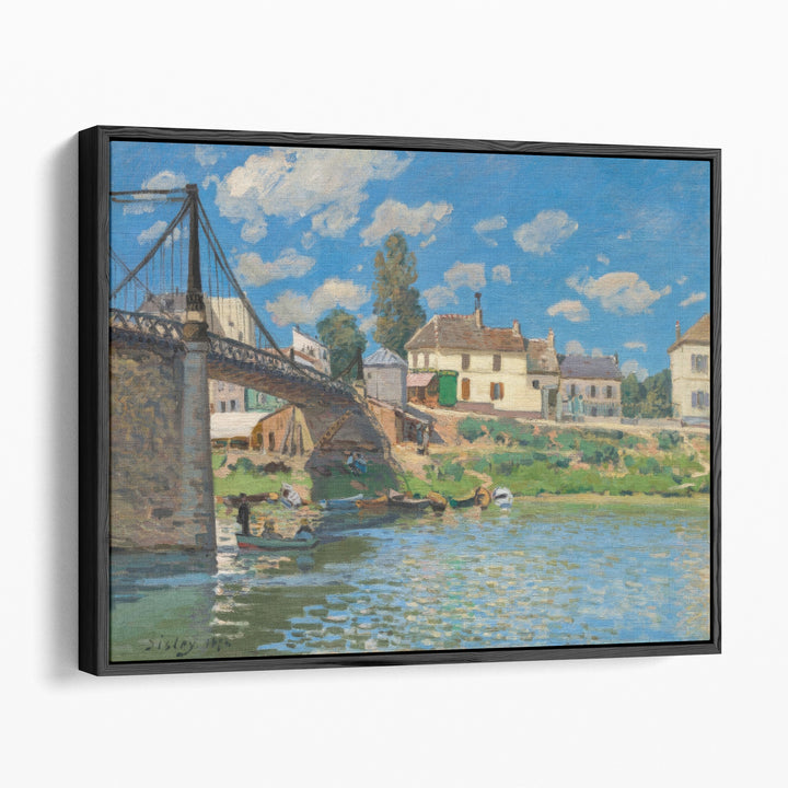 The Bridge at Villeneuve la Garenne - Canvas Print Wall Art