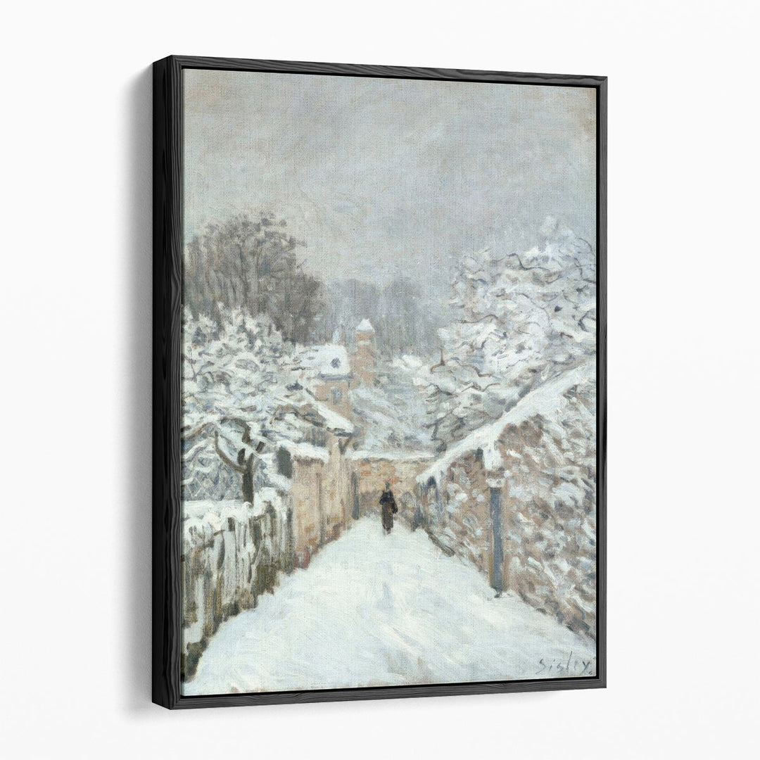Snow at Louveciennes,  1878 - Canvas Print Wall Art