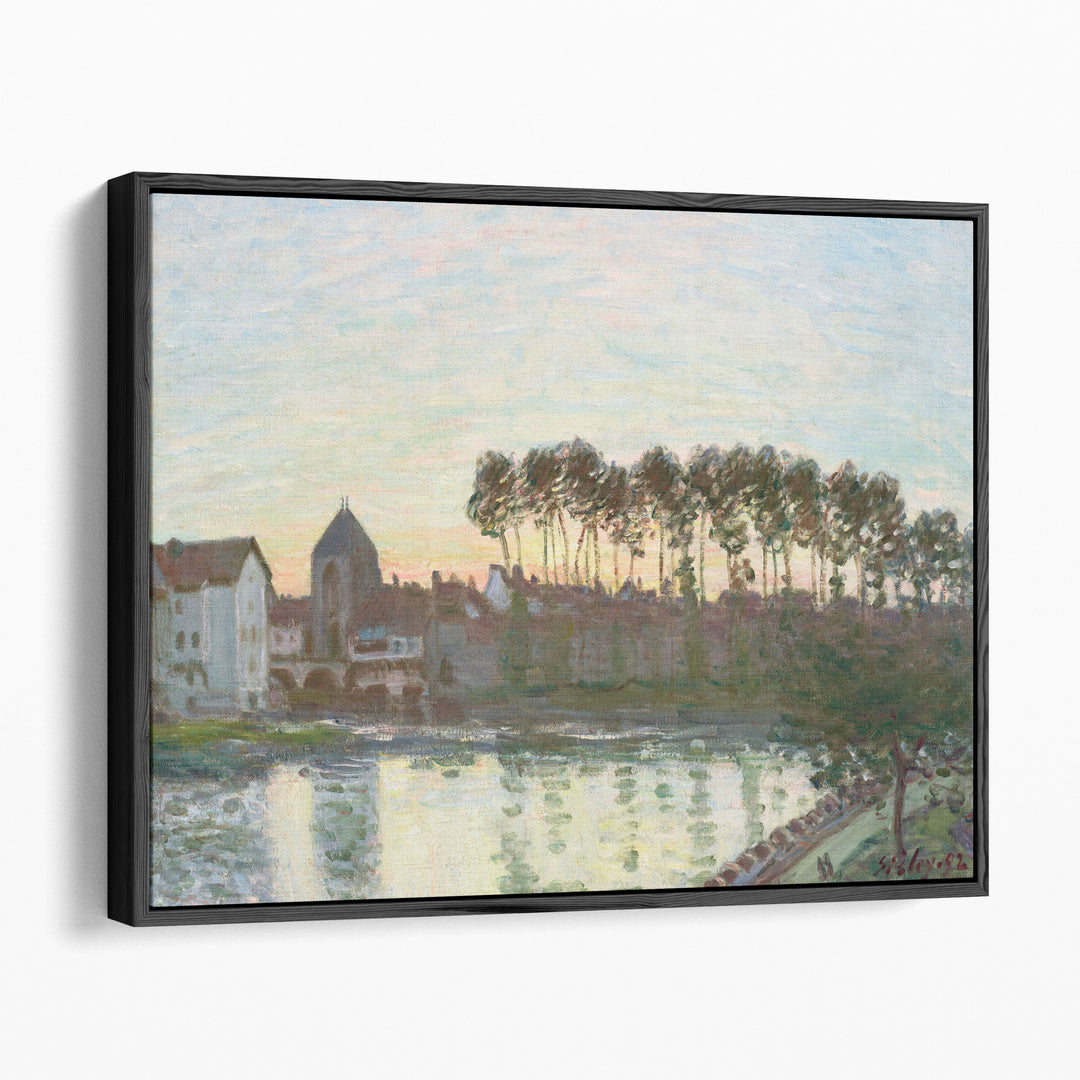 Sunset at Moret, 1877 - Canvas Print Wall Art
