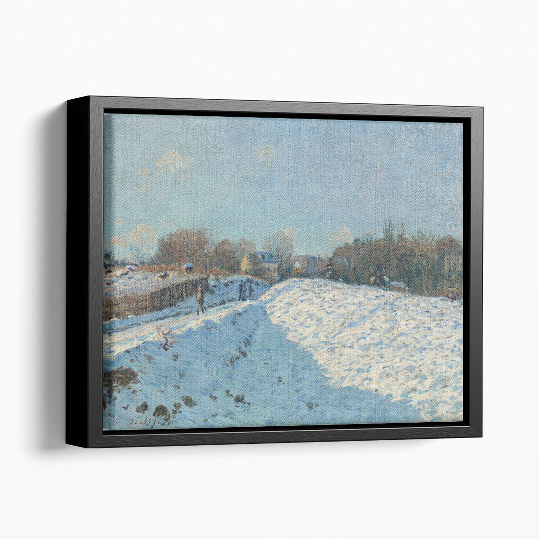 Alfred Sisley Snow Effect in Louveciennes,  1874 - Canvas Print Wall Art